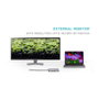 I-tec Metal USB-C Nano Dock HDMI/VGA con LAN y Cargador 100W Gris
