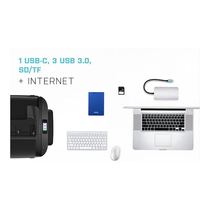 I-tec Metal USB-C Nano Dock HDMI/VGA con LAN y Cargador 100W Gris