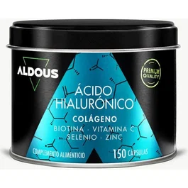 ALDOUS BIO Colageno con Acido Hialuronico, Vitamina C, Biotina, Zinc y Selenio