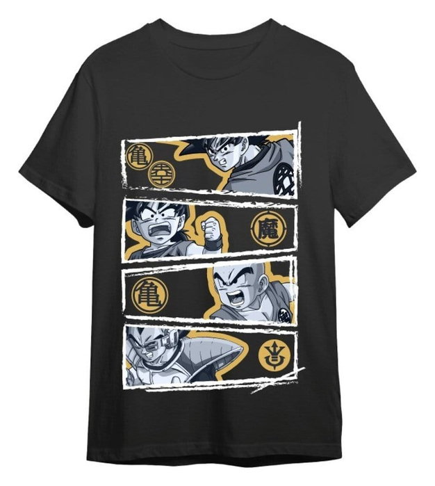Superplay Dragon Ball Z Camiseta Vegeta Negro Talla XL Superplay Dragon Ball Z Camiseta Vegeta Negro Talla XL