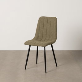 Silla Verde Tejido-Metal Salón 44 X 51 X 88 cm (Set de 4)