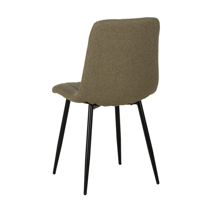 Silla Verde Tejido-Metal Salón 44 X 51 X 88 cm (Set de 4)