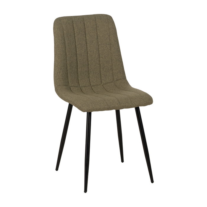 Silla Verde Tejido-Metal Salón 44 X 51 X 88 cm (Set de 4)