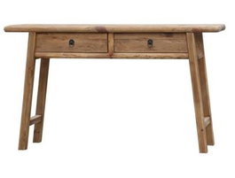 DKD Home Decor Consola de Madera Reciclada y Pino Natural
