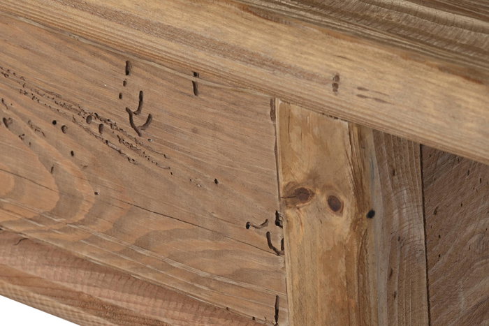 DKD Home Decor Consola de Madera Reciclada y Pino Natural