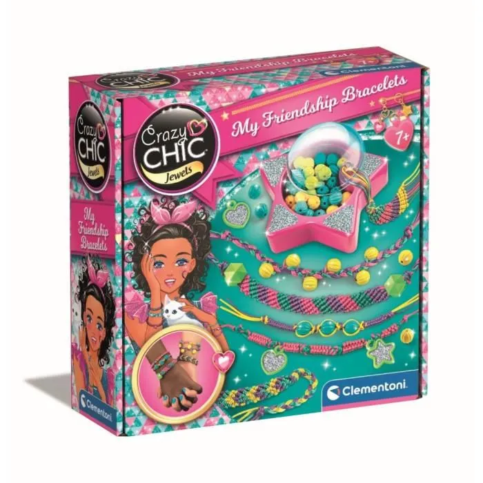 Clementoni Juego Crear Pulseras Amistad Crazy Chic Clementoni Juego Crear Pulseras Amistad Crazy Chic