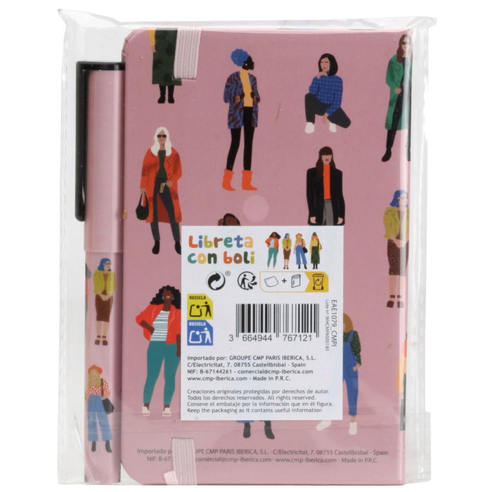 CMP General Libreta con Bolígrafo 'You are doing great' - Tapa Dura, 160 Páginas, 14x9 cm