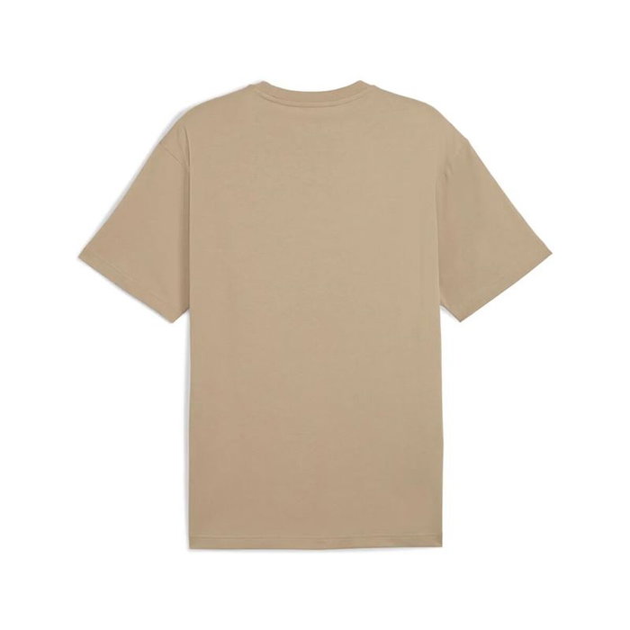 Camiseta de Manga Corta Hombre Puma Maximal Metallic Relaxed Marrón claro