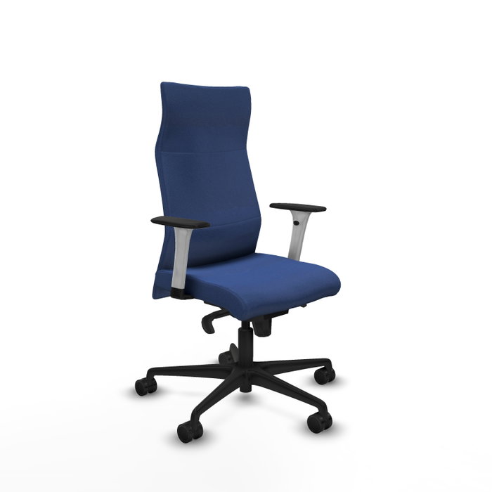 PIQUERAS Y CRESPO Sillón Albacete Azul Marino con Mecanismo Sincro PIQUERAS Y CRESPO Sillón Albacete Azul Marino con Mecanismo Sincro