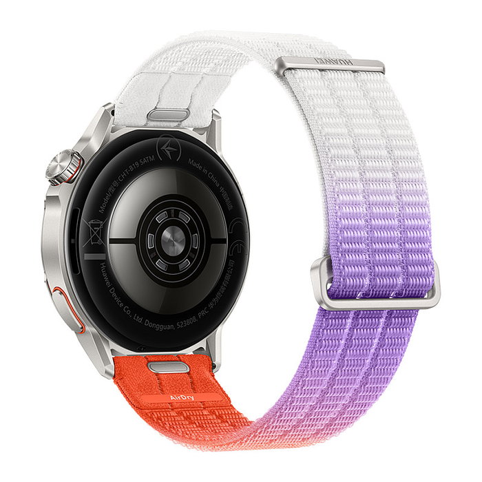 Huawei Watch GT Runner 2, Smartwatch con Pantalla AMOLED Táctil de 1.32", GPS, 5 ATM, Resistente al Agua, Bluetooth 6.0, NFC, Android/iOS, Color Titanio Naranja Amanecer