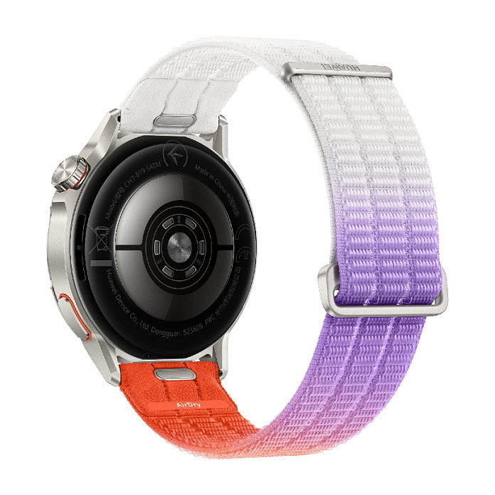 Huawei Watch GT Runner 2, Smartwatch con Pantalla AMOLED Táctil de 1.32", GPS, 5 ATM, Resistente al Agua, Bluetooth 6.0, NFC, Android/iOS, Color Titanio Naranja Amanecer