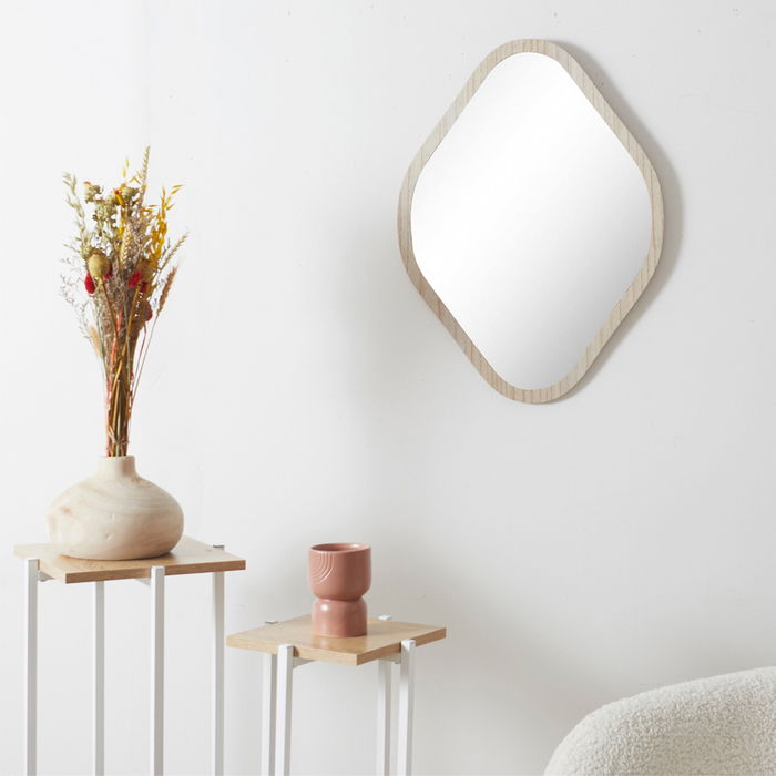 Home Deco Factory Espejo Madera Vidrio 44x60 cm