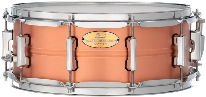 PEARL Primal Snare Collective Caja 14 X 5.5" Cobre Pearl, Caja de Batería de Sonido Esencial Brillante y Potente para Bateristas en Vivo