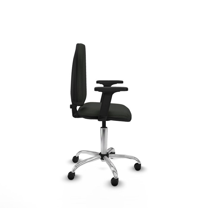 PIQUERAS Y CRESPO Silla de oficina Aýna Negra con Brazos 2D PIQUERAS Y CRESPO Silla de oficina Aýna Negra con Brazos 2D