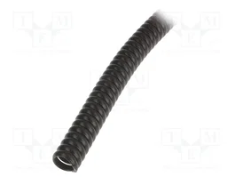HELLERMANNTYTON Tubería de protección de polipropileno 20mm negro 1m