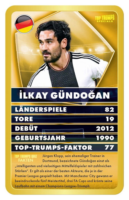 Winning Moves World Football Stars 6 Juego de cartas Top Trumps Edición Alemana