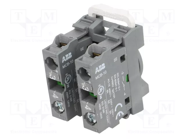 ABB Bloques de contactos NA 22mm para placa frontal