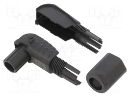 HARTING Conector de alimentación DC hembra Han® S negro