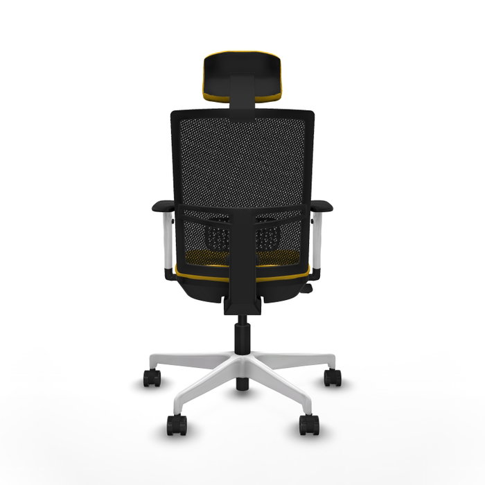 PIQUERAS Y CRESPO Silla de oficina Yunquera con mecanismo Sincro/Traslack, Amarillo y Negro PIQUERAS Y CRESPO Silla de oficina Yunquera con mecanismo Sincro/Traslack, Amarillo y Negro