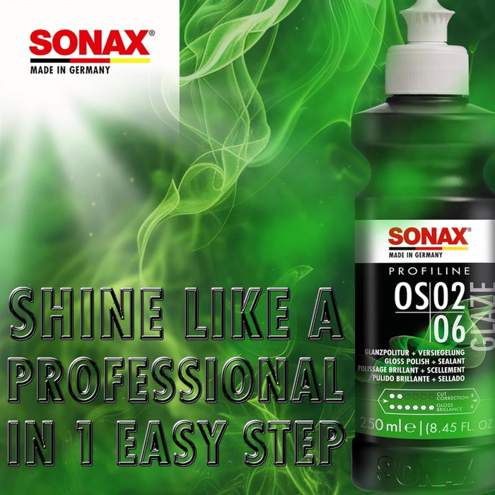 Sonax PROFILINE OS 02-06 Abrillantador Todo-en-Uno con Sellado Rápido Sonax PROFILINE OS 02-06 Abrillantador Todo-en-Uno con Sellado Rápido