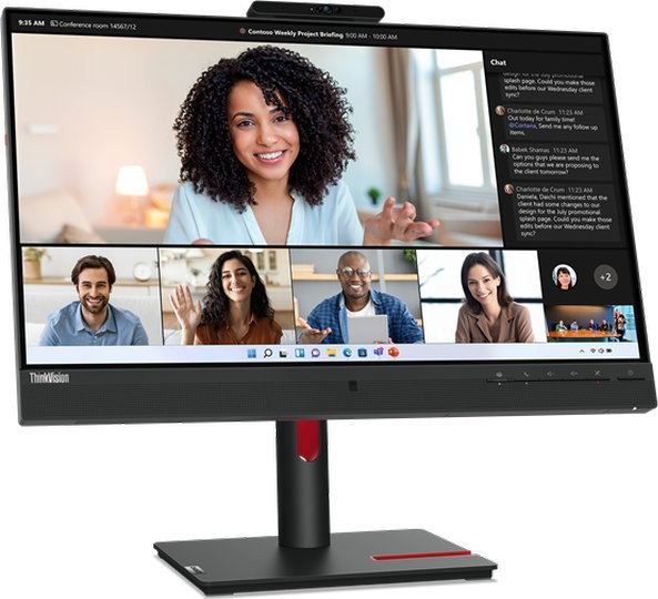 Lenovo ThinkVision T24mv-30 23.8 pulg. FHD IPS 75Hz Negro
