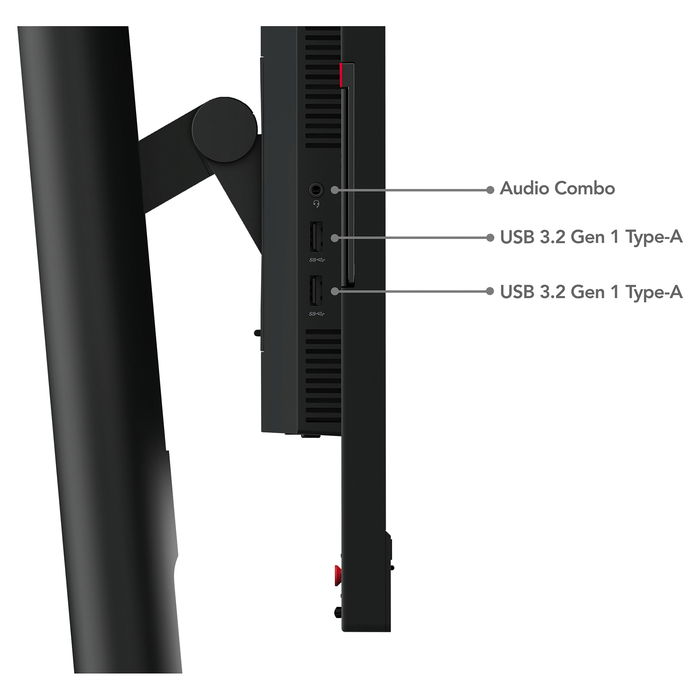 Lenovo ThinkVision T24mv-30 Monitor IPS 24" Full HD 1920x1080 75Hz 4ms USB-C 90W Altavoces Negro Lenovo ThinkVision T24mv-30 Monitor IPS 24" Full HD 1920x1080 75Hz 4ms USB-C 90W Altavoces Negro