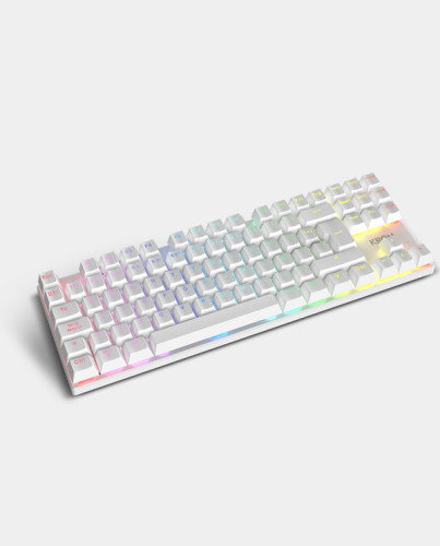 Krom Klass Pack Gaming 4 en 1 RGB Blanco con Teclado Mecánico Krom Klass Pack Gaming 4 en 1 RGB Blanco con Teclado Mecánico