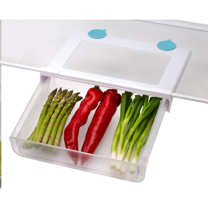 Joseph Joseph FridgeStore Clear Under-shelf Storage Drawer Transparente / Blanco