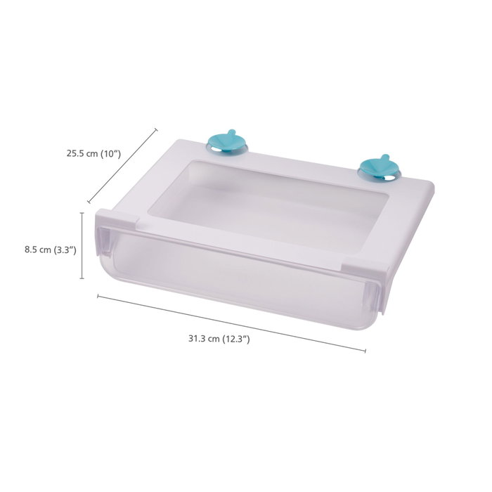 Joseph Joseph FridgeStore Clear Under-shelf Storage Drawer Transparente / Blanco
