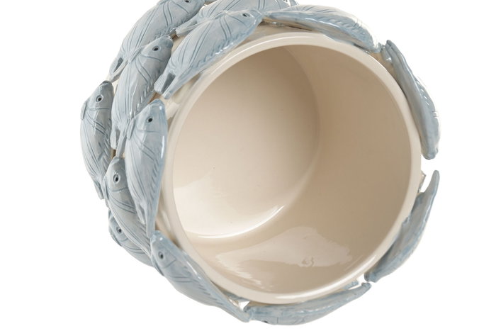 DKD Home Decor Macetero Mediterraneo Azul Coral Cerámica 18 x 15 x 18 cm (2 Unidades) DKD Home Decor Macetero Mediterraneo Azul Coral Cerámica 18 x 15 x 18 cm (2 Unidades)