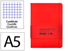 Antartik Cuaderno Antartik Notes Tapa Dura A5 Rojo