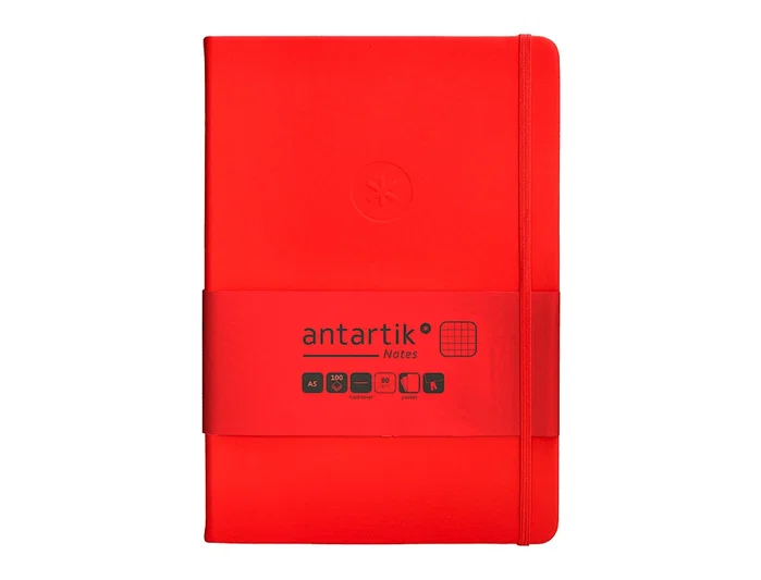 Antartik Cuaderno Antartik Notes Tapa Dura A5 Rojo