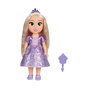 Jakks Pacific Muñeca Articulada Princesa Rapunzel de Disney 38 cm PVC con Vestido, Tiara, Zapatos y Cepillo