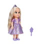 Jakks Pacific Muñeca Articulada Princesa Rapunzel de Disney 38 cm PVC con Vestido, Tiara, Zapatos y Cepillo