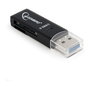 Gembird UHB-CR3-01 Lector de Tarjetas All-in-One USB 3.0 Compatible con SD, SDHC, SDXC, MicroSDXC y MiniSDHC - Negro