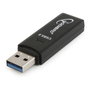 Gembird UHB-CR3-01 Lector de Tarjetas All-in-One USB 3.0 Compatible con SD, SDHC, SDXC, MicroSDXC y MiniSDHC - Negro