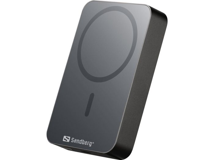 Sandberg 420-97 Mag Wireless Powerbank 10000 ALU Negro Sandberg 420-97 Mag Wireless Powerbank 10000 ALU Negro