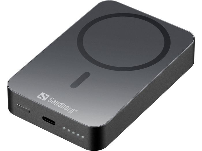 Sandberg 420-97 Mag Wireless Powerbank 10000 ALU Negro Sandberg 420-97 Mag Wireless Powerbank 10000 ALU Negro