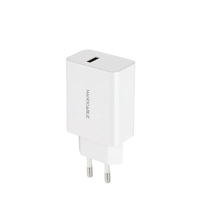 Nanocable Cargador USB-A 5V/2.1A Blanco
