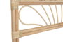DKD Home Decor Cabecero Cama Ratán Balines Natural 153 x 149 cm
