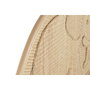 DKD Home Decor Cabecero de Cama de Ratán Elefante Natural