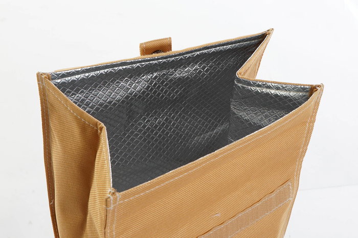 DKD Home Decor Bolsa Termica Basicos Mostaza Rosa 13 x 31 x 19 cm (12 Unidades)