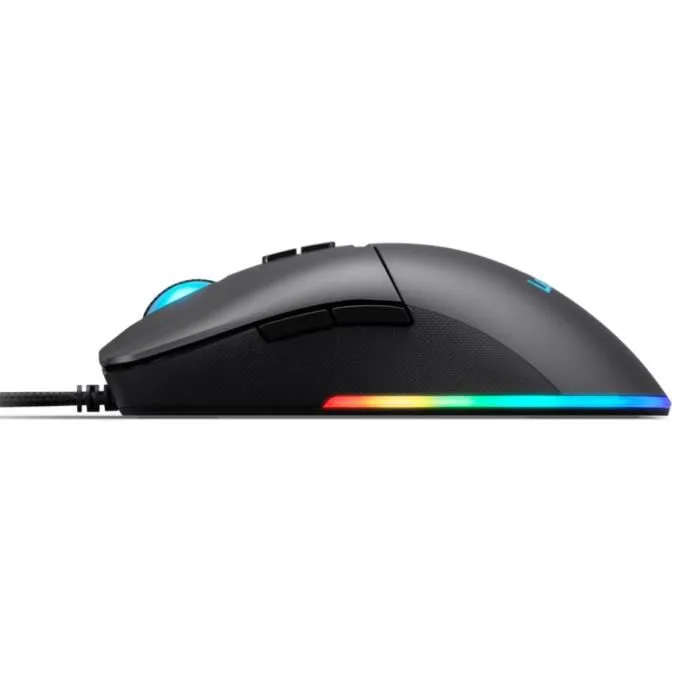 Lenovo GY51M74265 Ratón Gaming M210, 8000 DPI, 7 Botones Programables, RGB, Cable USB 1.8m, para Mano Derecha, Negro