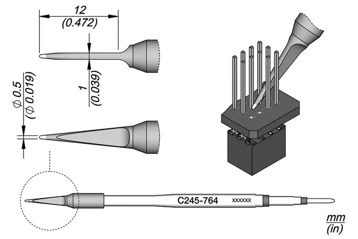 JBC TOOLS Pico Especial 0,5mm
