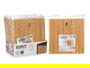 Kipit Caja Organizadora Plegable de Bambú, Color Beige, Dimensiones 32x32x1.5 cm (Cerrada) / 32x33x32 cm (Abierta) (Set de 24)