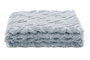 DKD Home Decor Manta de Sofá de Poliéster 130x170 cm Gris Claro