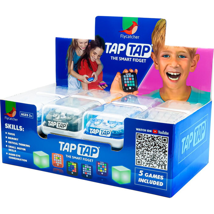 Bandai Tap Tap Juego Electrónico Educativo Portátil con 5 Juegos