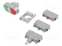 SPAMEL Interruptor Doble de 22mm con LED Rojo/Verde