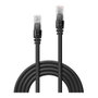 Lindy 48078 Cable de Red Cat6 U/UTP Negro 2 m RJ-45