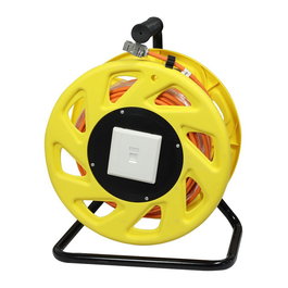 Synergy21 Cable de Red CAT6A, Carrete 50m S/FTP, Compatible CAT7A, con 2 Conectores RJ45 CAT6A, LSZH